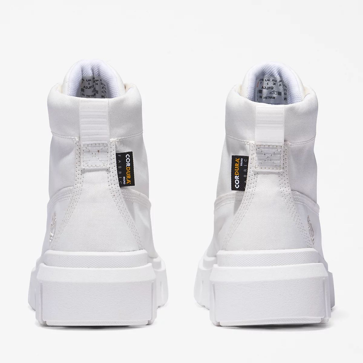TIMBERLAND Women's Greyfield Boot White Canvas - Image 5