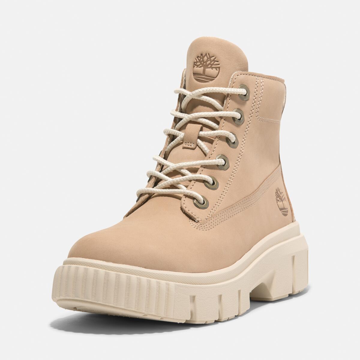 TIMBERLAND Women's Greyfield Boot Light Beige Nubuck - Image 10