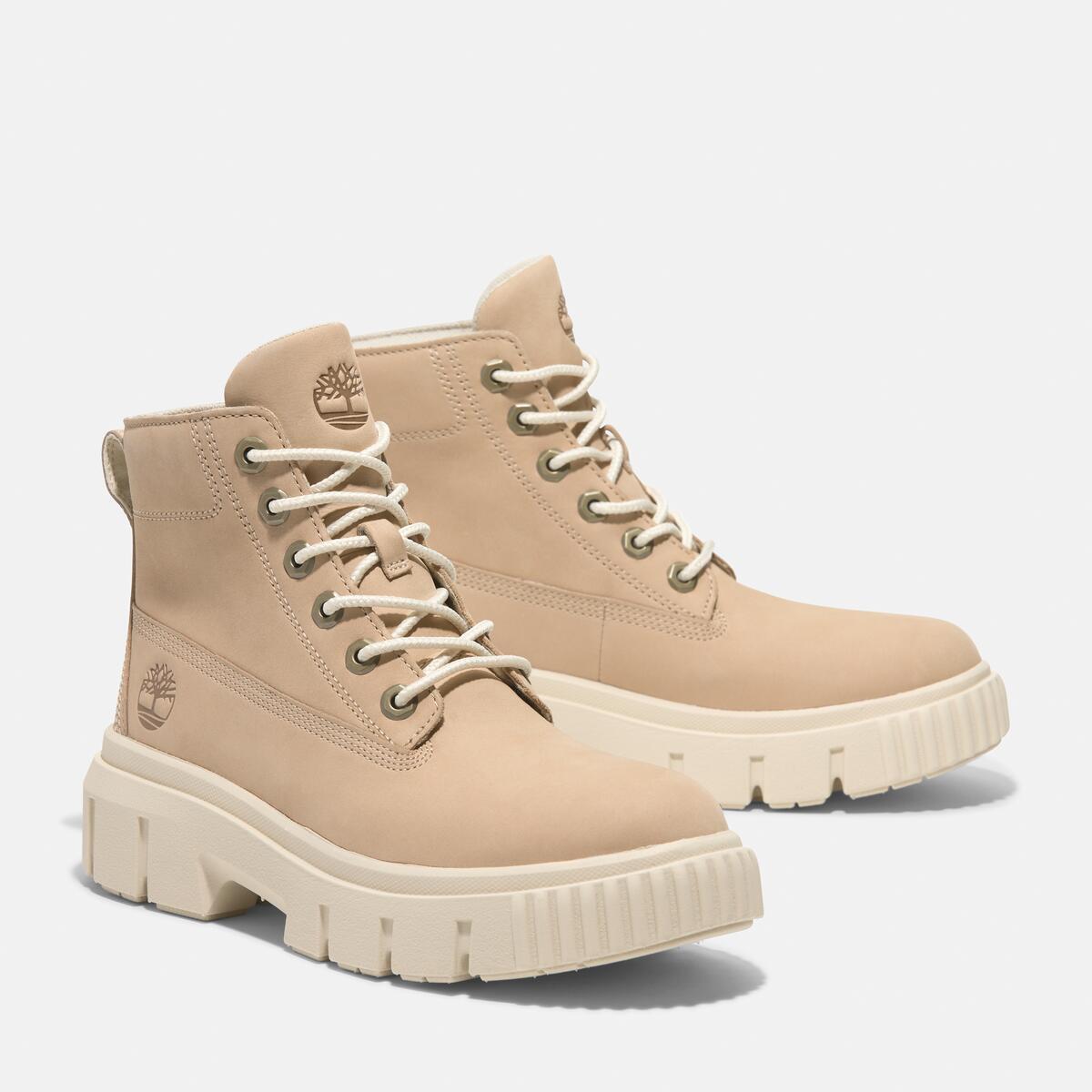 TIMBERLAND Women's Greyfield Boot Light Beige Nubuck - Image 2