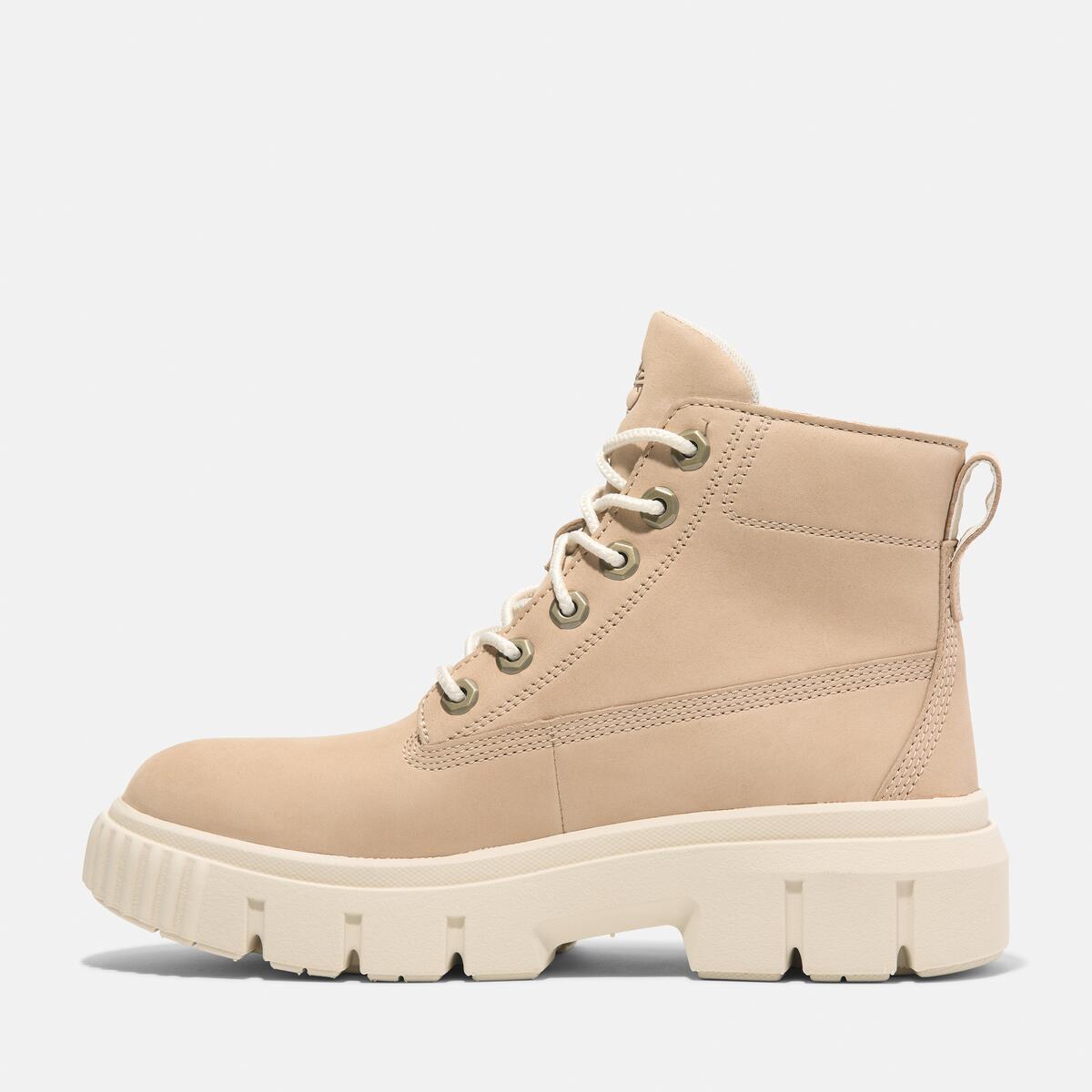 TIMBERLAND Women's Greyfield Boot Light Beige Nubuck - Image 7
