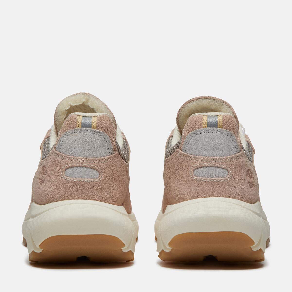TIMBERLAND Women's Hazel Lane Low Light Taupe Mesh with Light Pink - Image 5