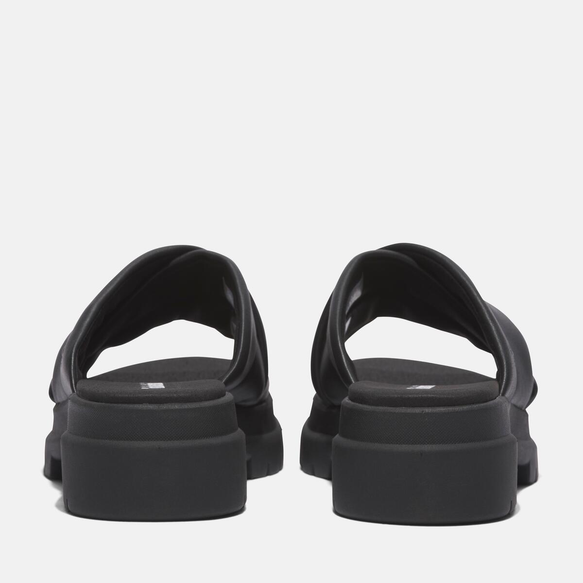 TIMBERLAND Women's London Vibe Slide Black Full Grain - Image 5