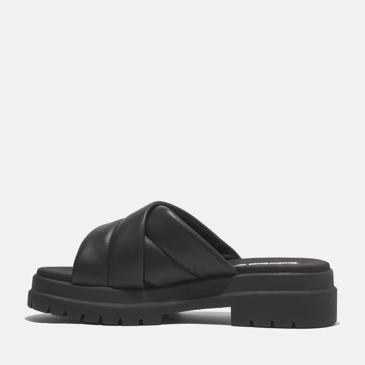 TIMBERLAND Women's London Vibe Slide Black Full Grain - Image 6