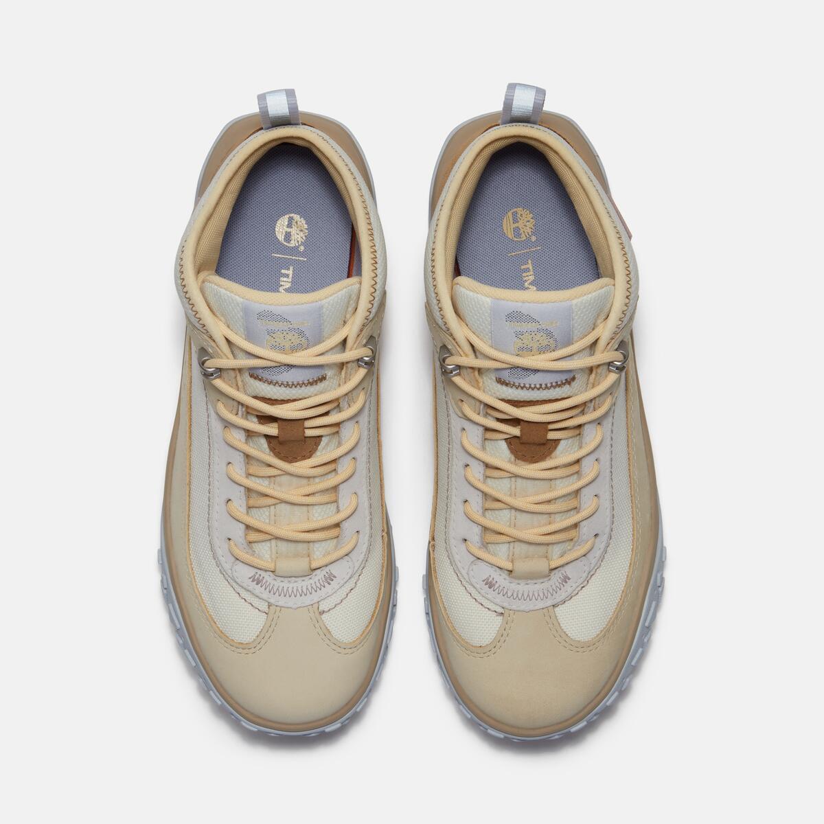 TIMBERLAND Women's Motion 7 Waterproof Mid Light Beige Nubuck - Image 4