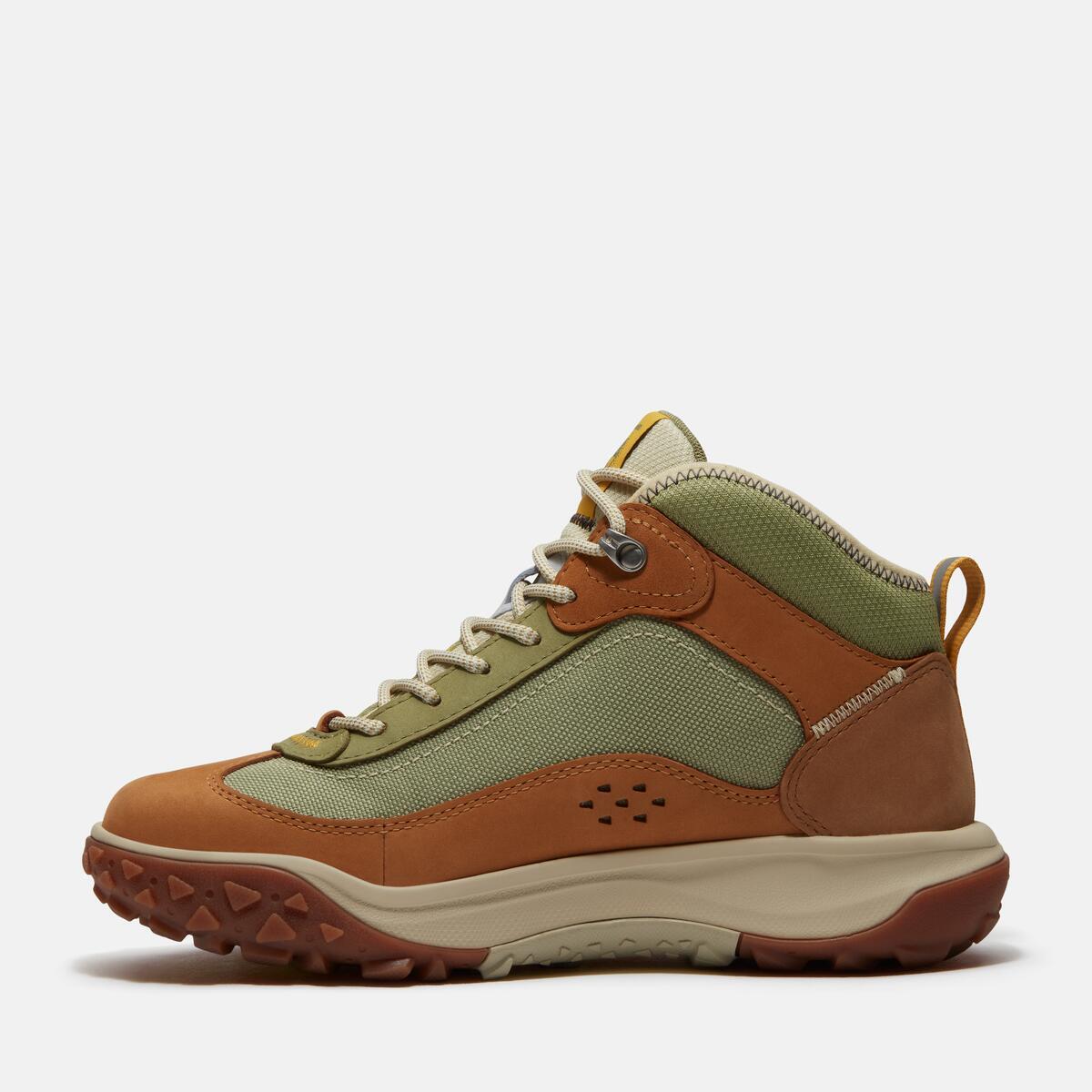 TIMBERLAND Women's Motion 7 Waterproof Mid Wheat Nubuck - Image 7