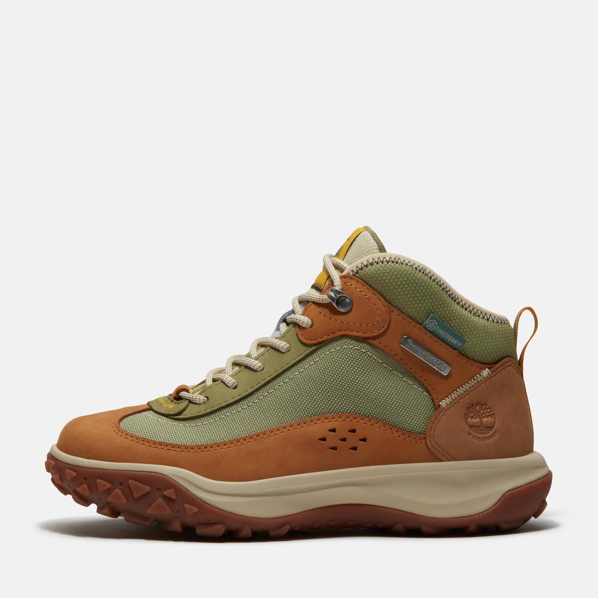 TIMBERLAND Women's Motion 7 Waterproof Mid Wheat Nubuck - Image 10