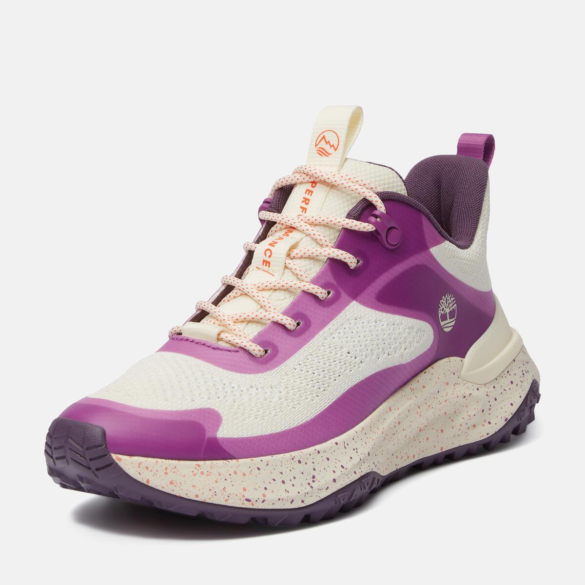 TIMBERLAND Women's Motion Access Low Natural W Bright Purple Kn - Image 9