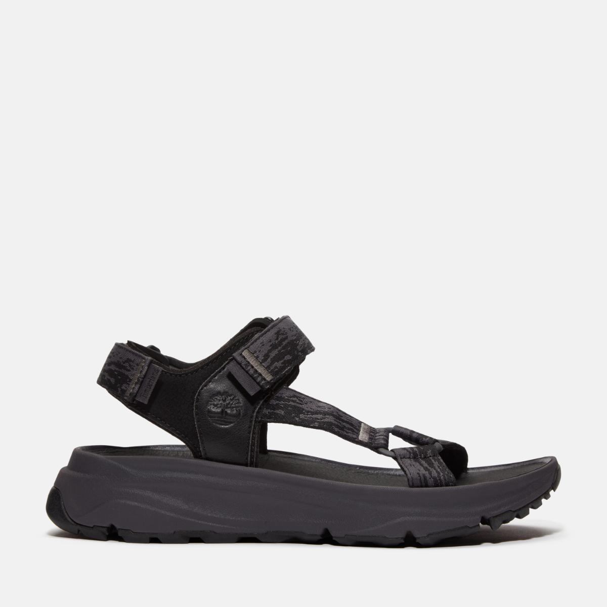 TIMBERLAND Women's Motion Dune Sandal Black Webbing - Image 1