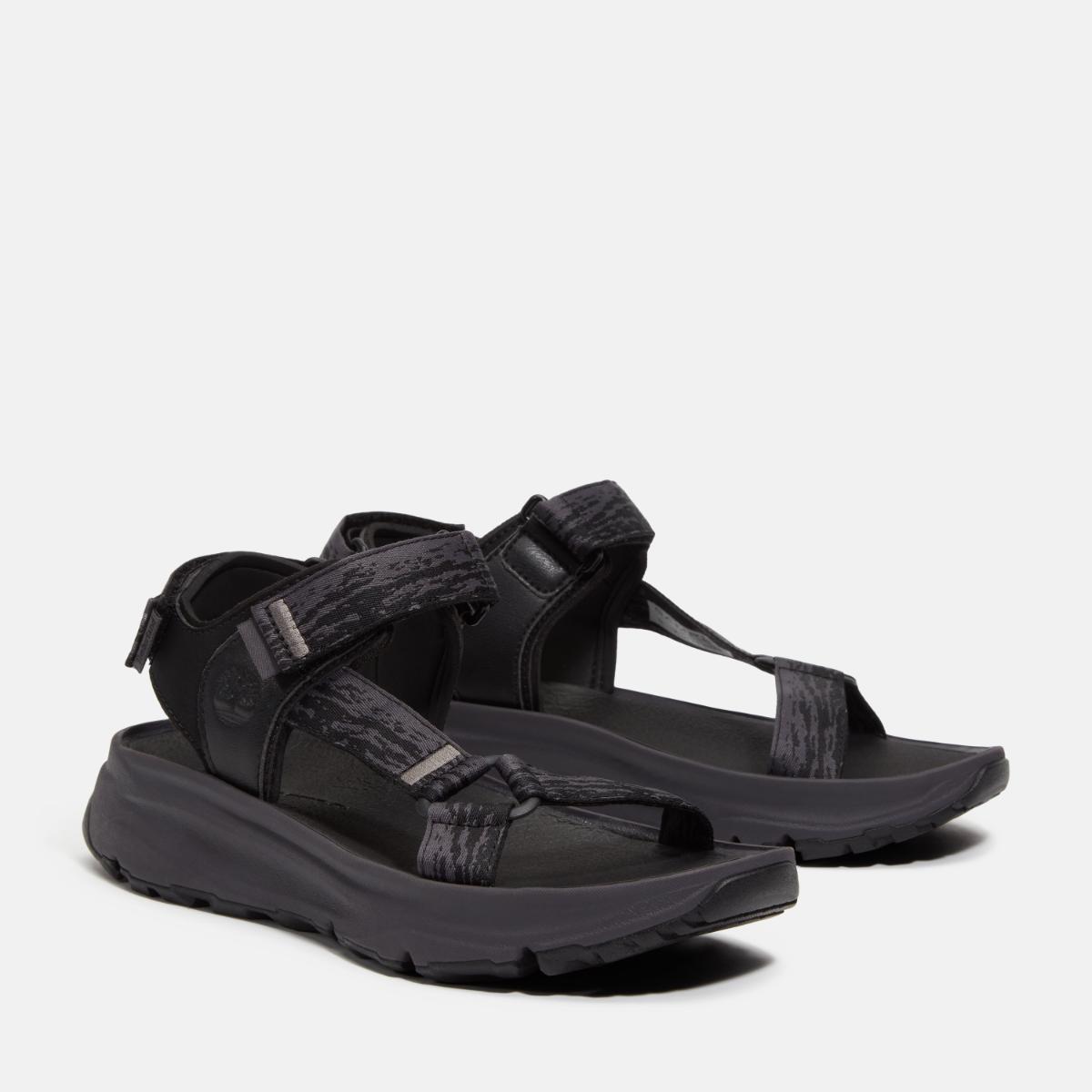 TIMBERLAND Women's Motion Dune Sandal Black Webbing - Image 2
