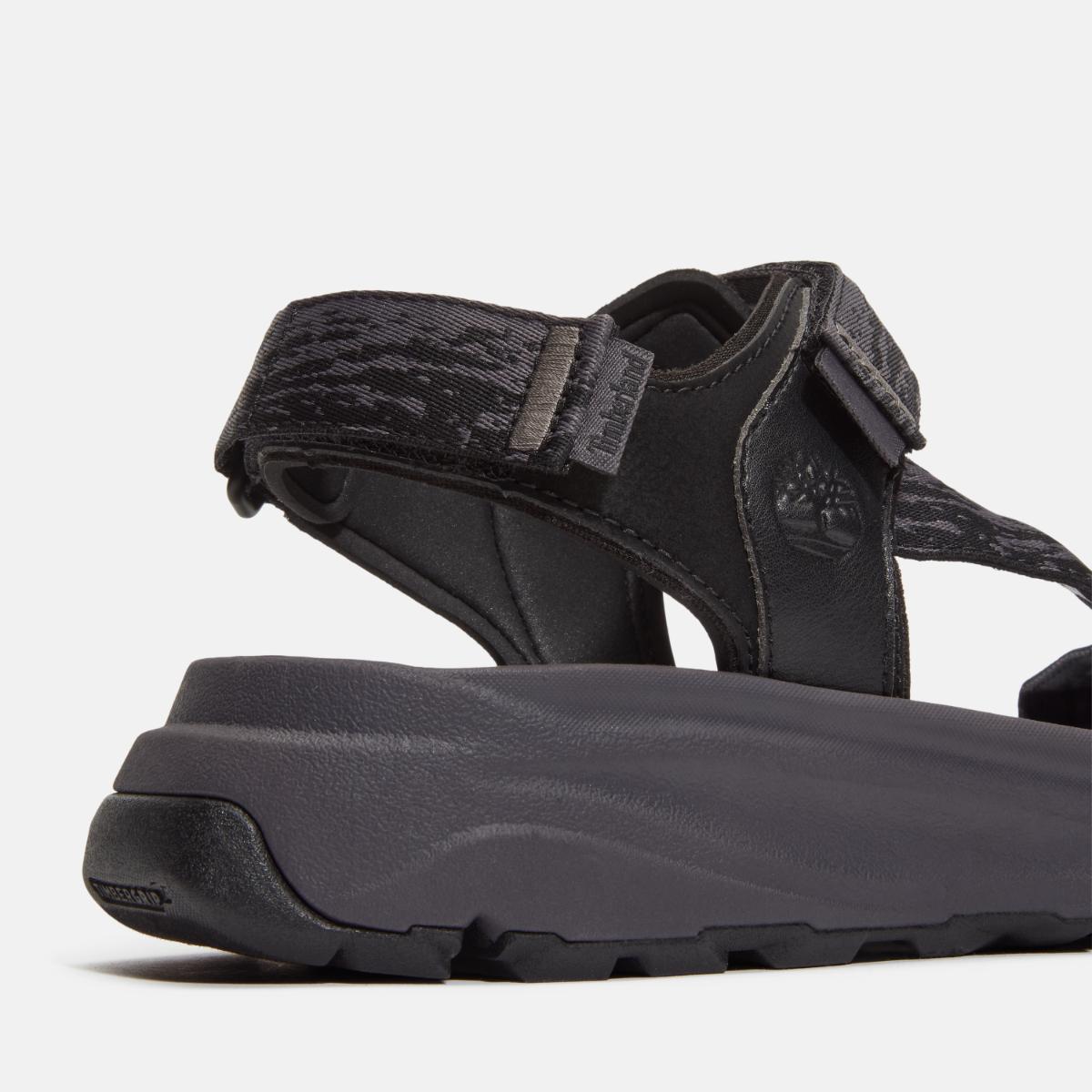 TIMBERLAND Women's Motion Dune Sandal Black Webbing - Image 7