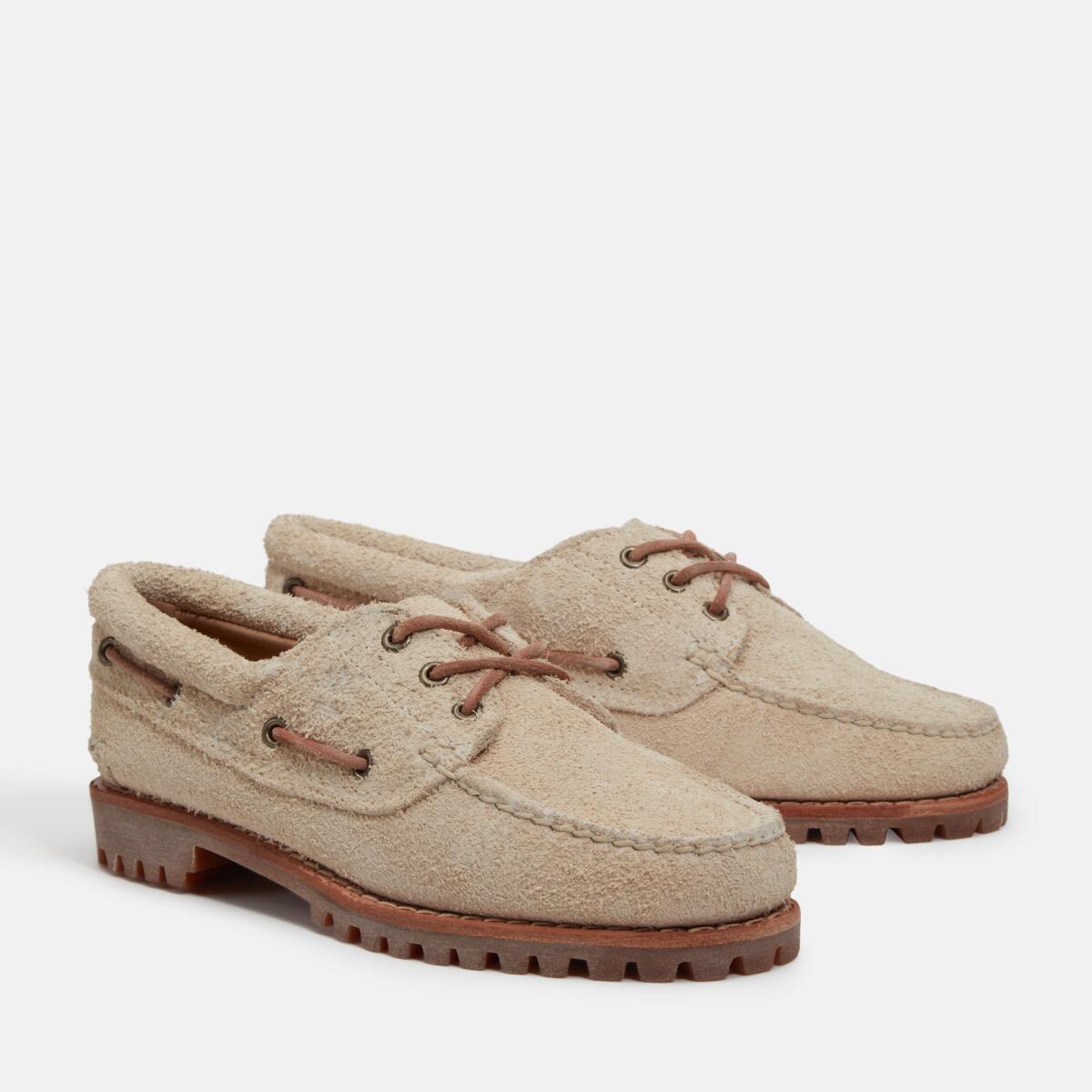 Buy Women's Noreen 3-Eye Lug in Natural Suede - Online at