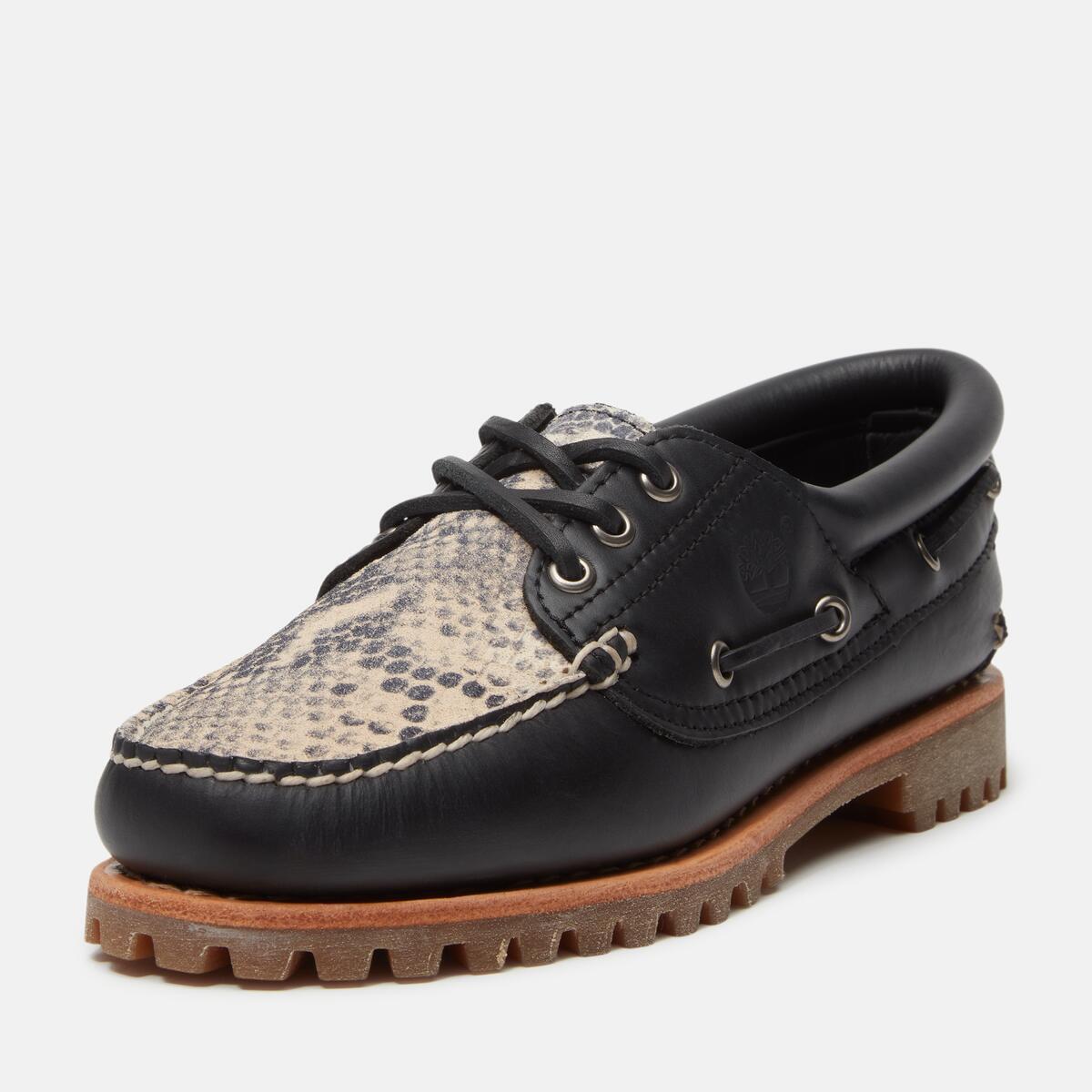 TIMBERLAND Women's Noreen 3-Eye Lug Snake Print Suede - Image 2