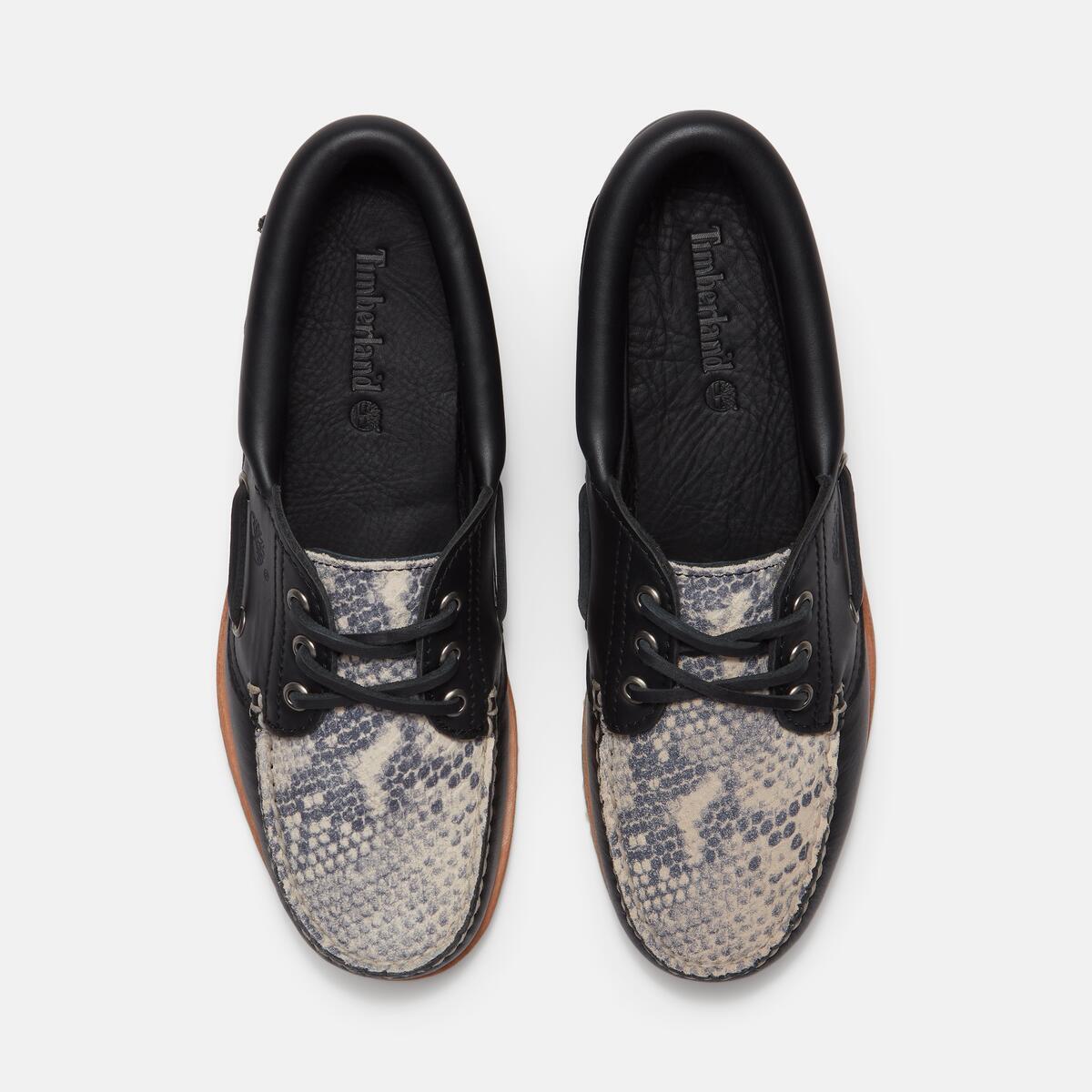 TIMBERLAND Women's Noreen 3-Eye Lug Snake Print Suede - Image 4