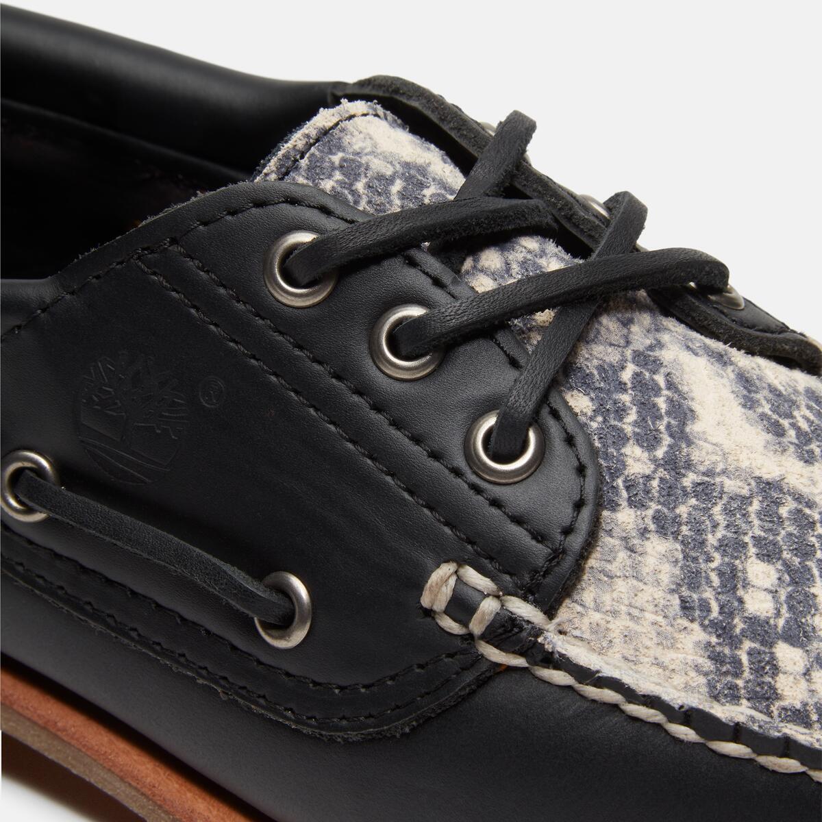 TIMBERLAND Women's Noreen 3-Eye Lug Snake Print Suede - Image 10