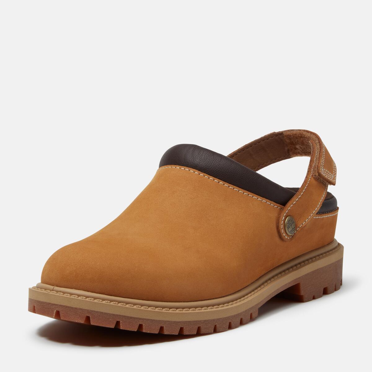 TIMBERLAND Women's Premium Clog Wheat Nubuck - Image 9