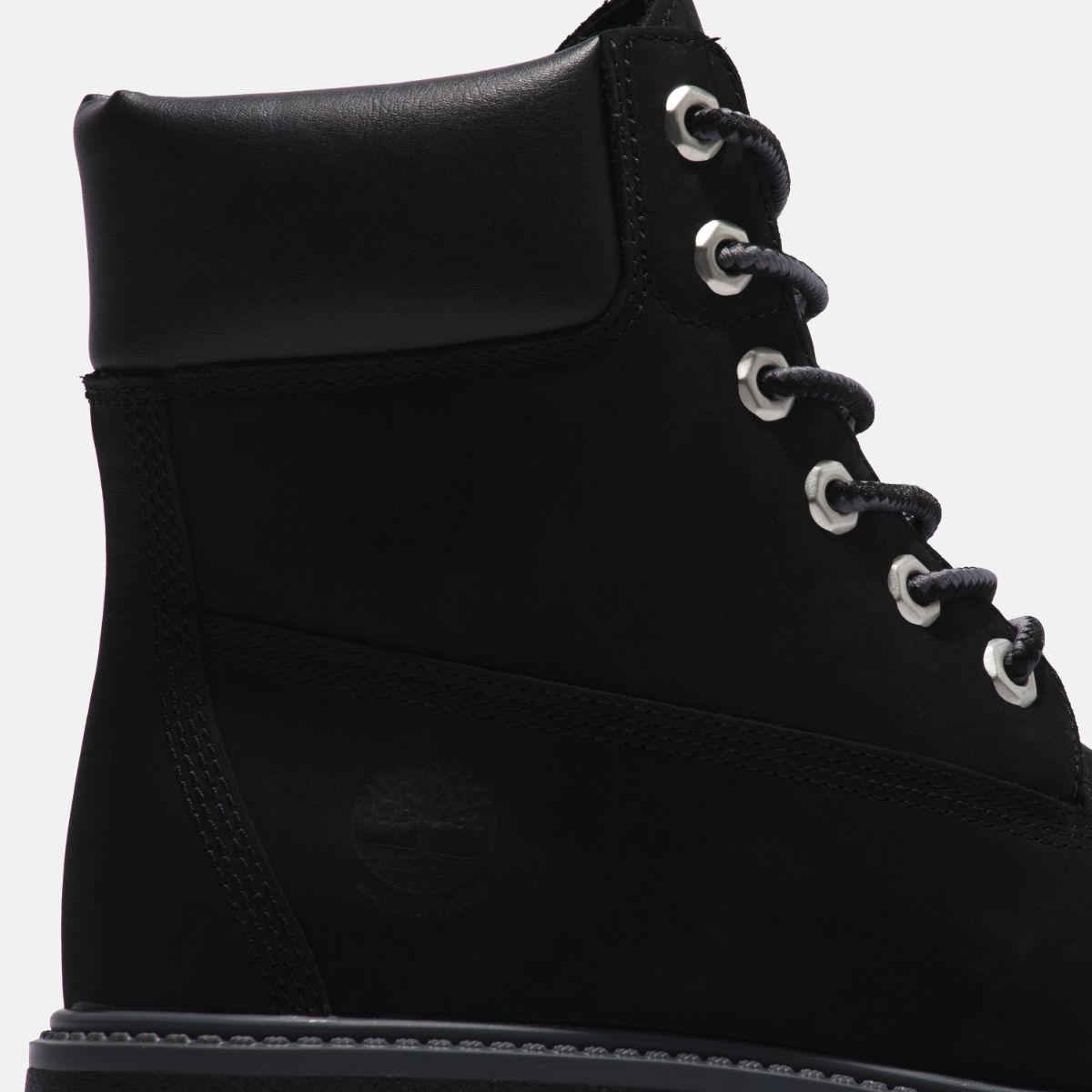 TIMBERLAND Women's Stone Street 6-Inch Waterproof Boot Black Nubuck - Image 7