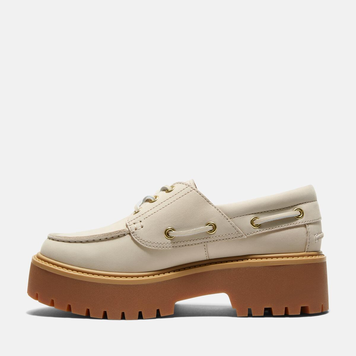 TIMBERLAND Women's Stone Street 3-Eye Lug Taupe - Image 6