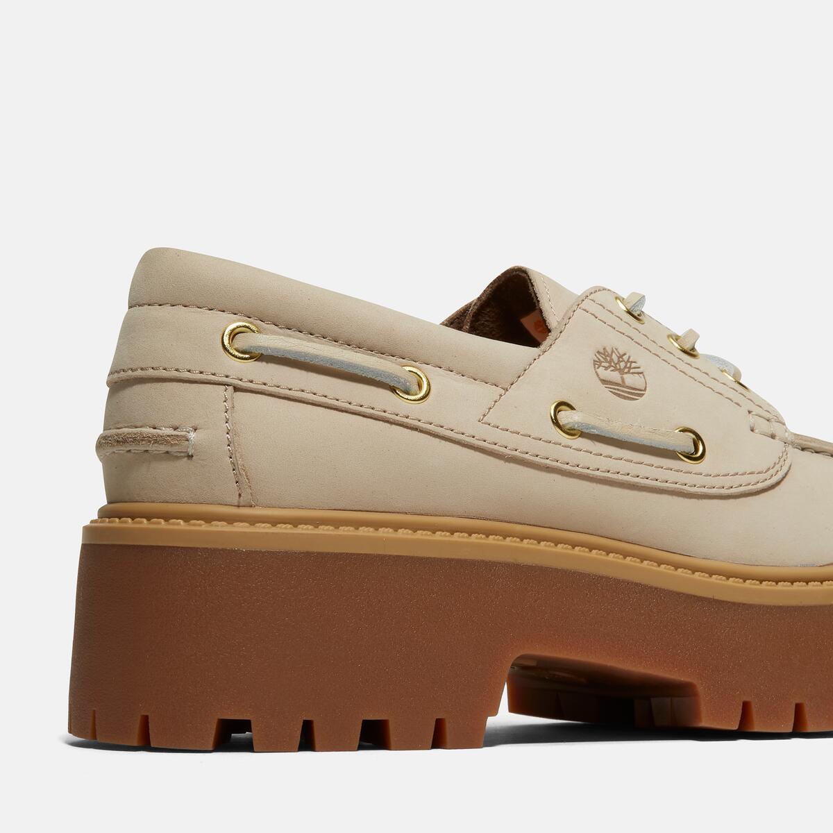 TIMBERLAND Women's Stone Street 3-Eye Lug Taupe - Image 7