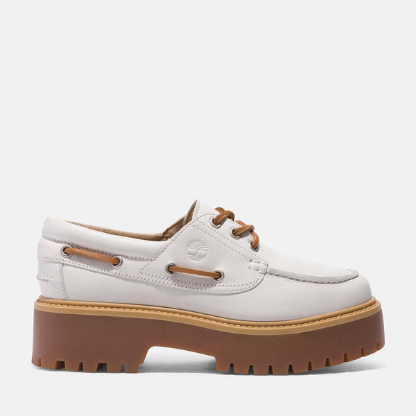 Buy Women s Stone Street 3 Eye Lug in White Full Grain Online at TIMBERLAND Timberland NZ