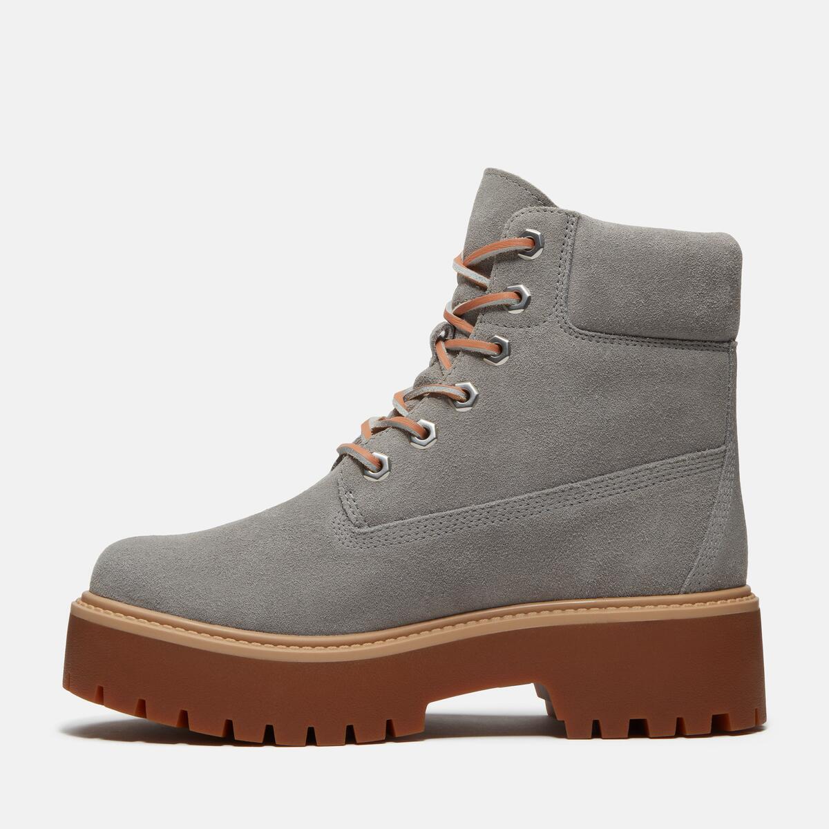 TIMBERLAND Women's Stone Street 6-Inch Boot Medium Grey Suede - Image 6