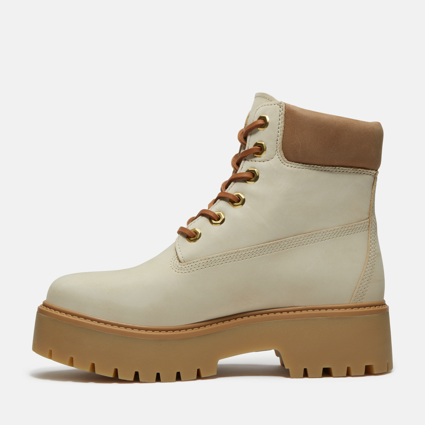 TIMBERLAND Women's Stone Street 6-Inch Waterproof Boot Light Beige Nubuck - Image 6