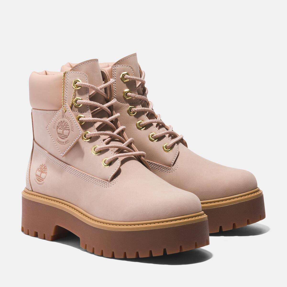 TIMBERLAND Women's Stone Street 6-Inch Waterproof Boot Rugby Tan - Image 2