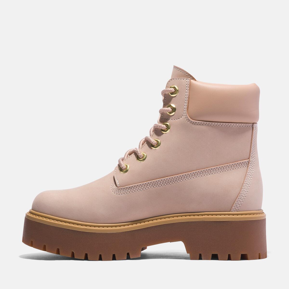 TIMBERLAND Women's Stone Street 6-Inch Waterproof Boot Rugby Tan - Image 6
