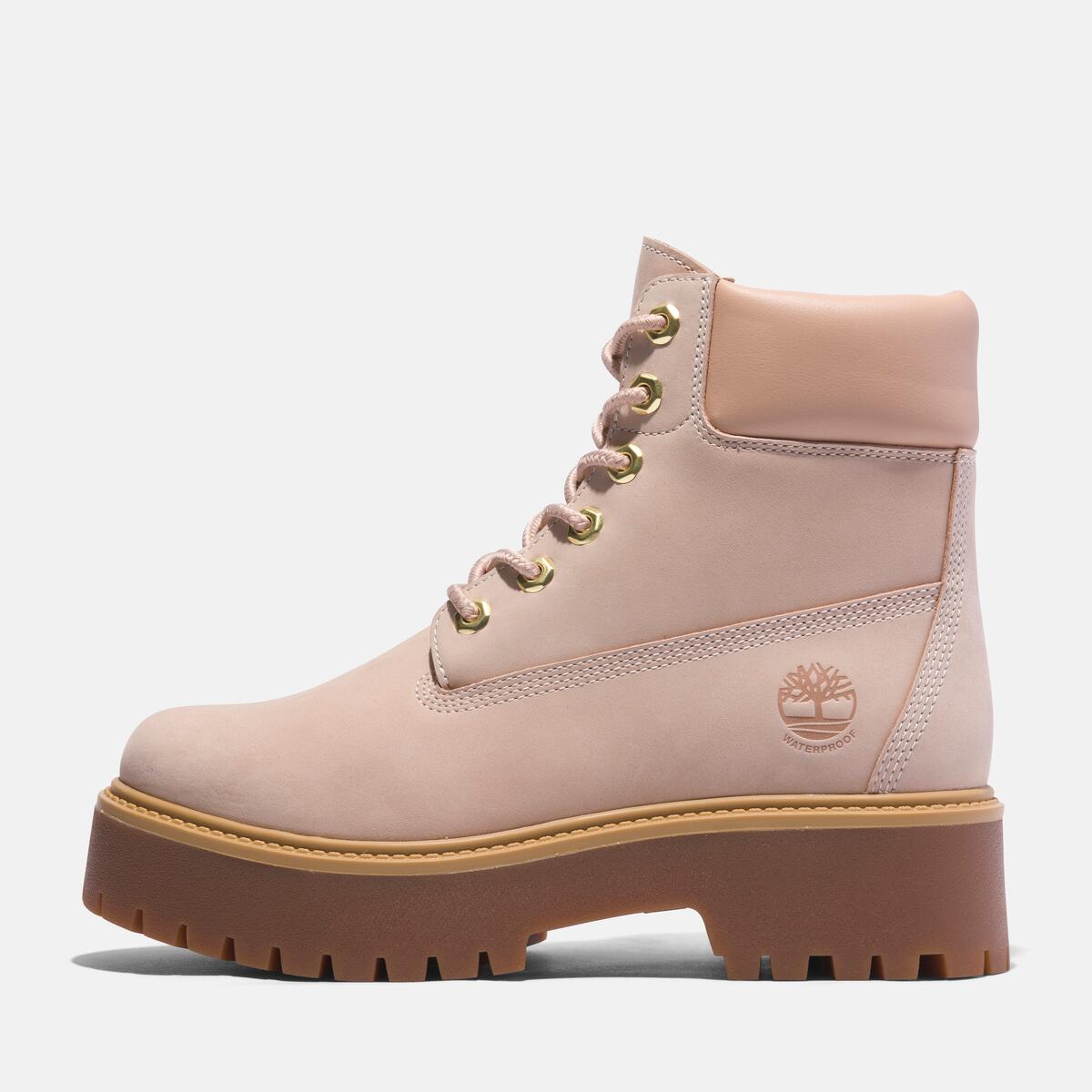 TIMBERLAND Women's Stone Street 6-Inch Waterproof Boot Rugby Tan - Image 8