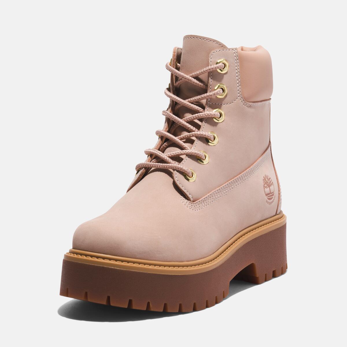 TIMBERLAND Women's Stone Street 6-Inch Waterproof Boot Rugby Tan - Image 9