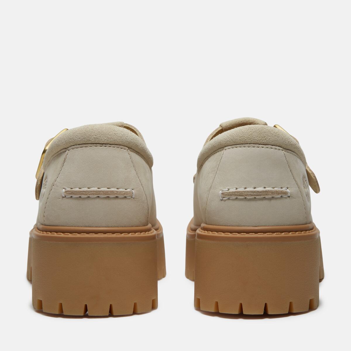 TIMBERLAND Women's Stone Street Buckle Light Beige Suede - Image 5