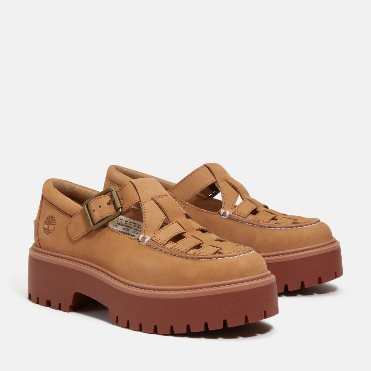 TIMBERLAND Women's Stone Street Buckle Medium Beige Nubuck - Image 2