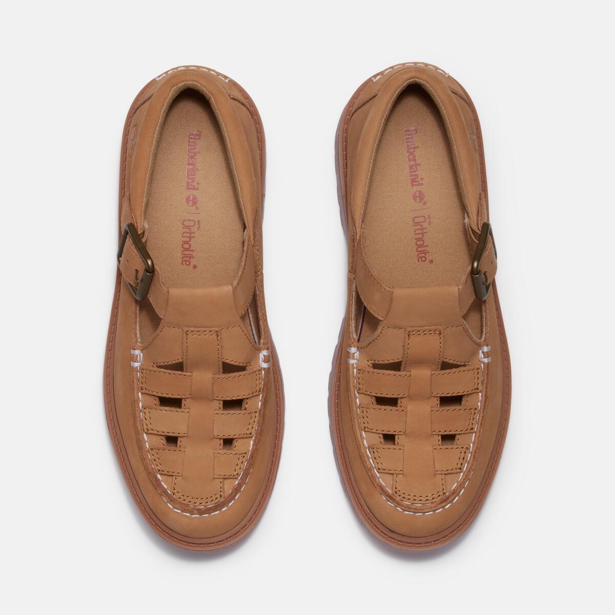 TIMBERLAND Women's Stone Street Buckle Medium Beige Nubuck - Image 3
