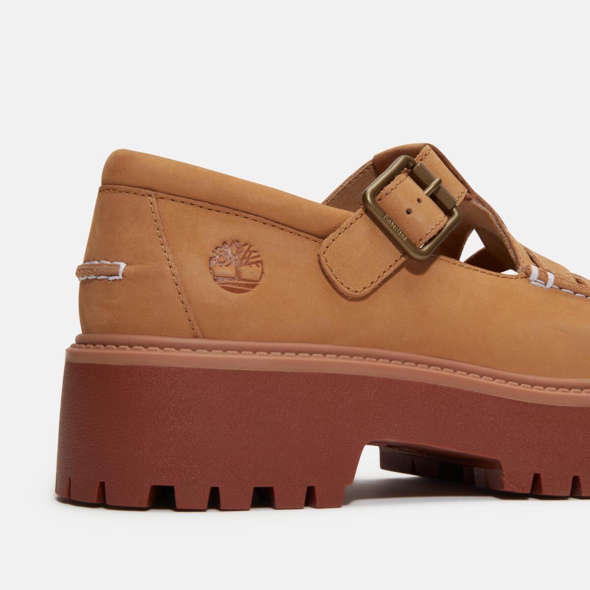 TIMBERLAND Women's Stone Street Buckle Medium Beige Nubuck - Image 7