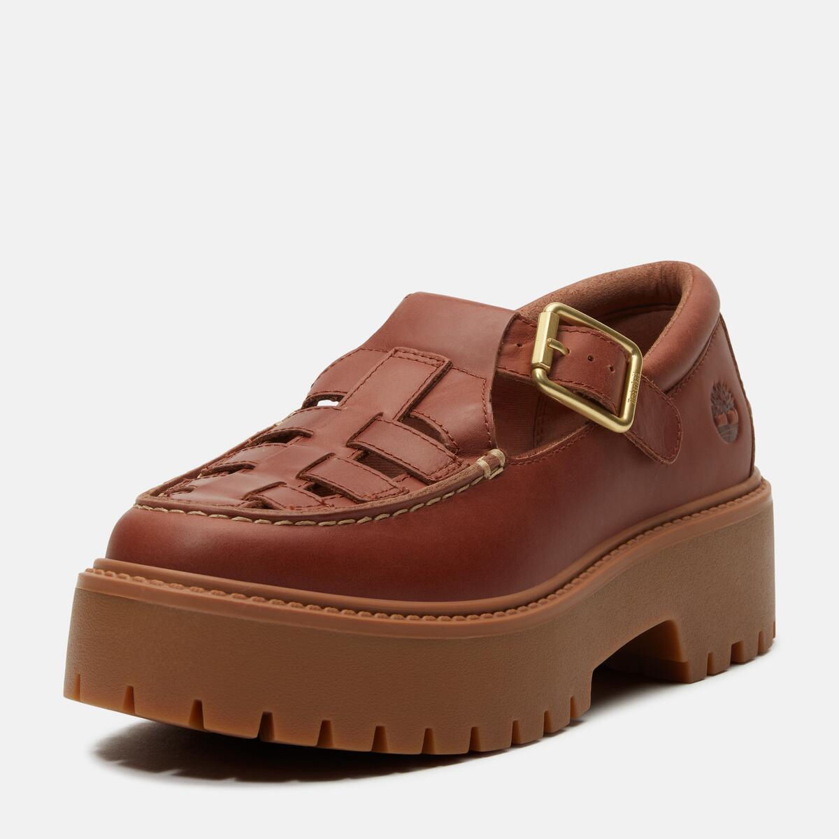 TIMBERLAND Women's Stone Street Buckle Rust Full Grain - Image 2
