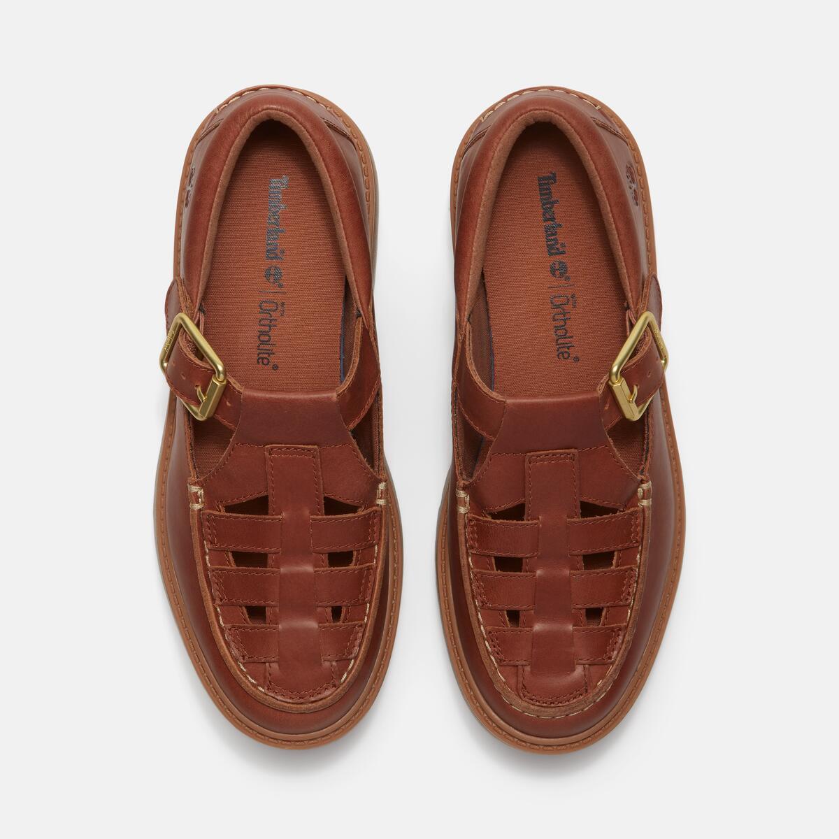 TIMBERLAND Women's Stone Street Buckle Rust Full Grain - Image 4