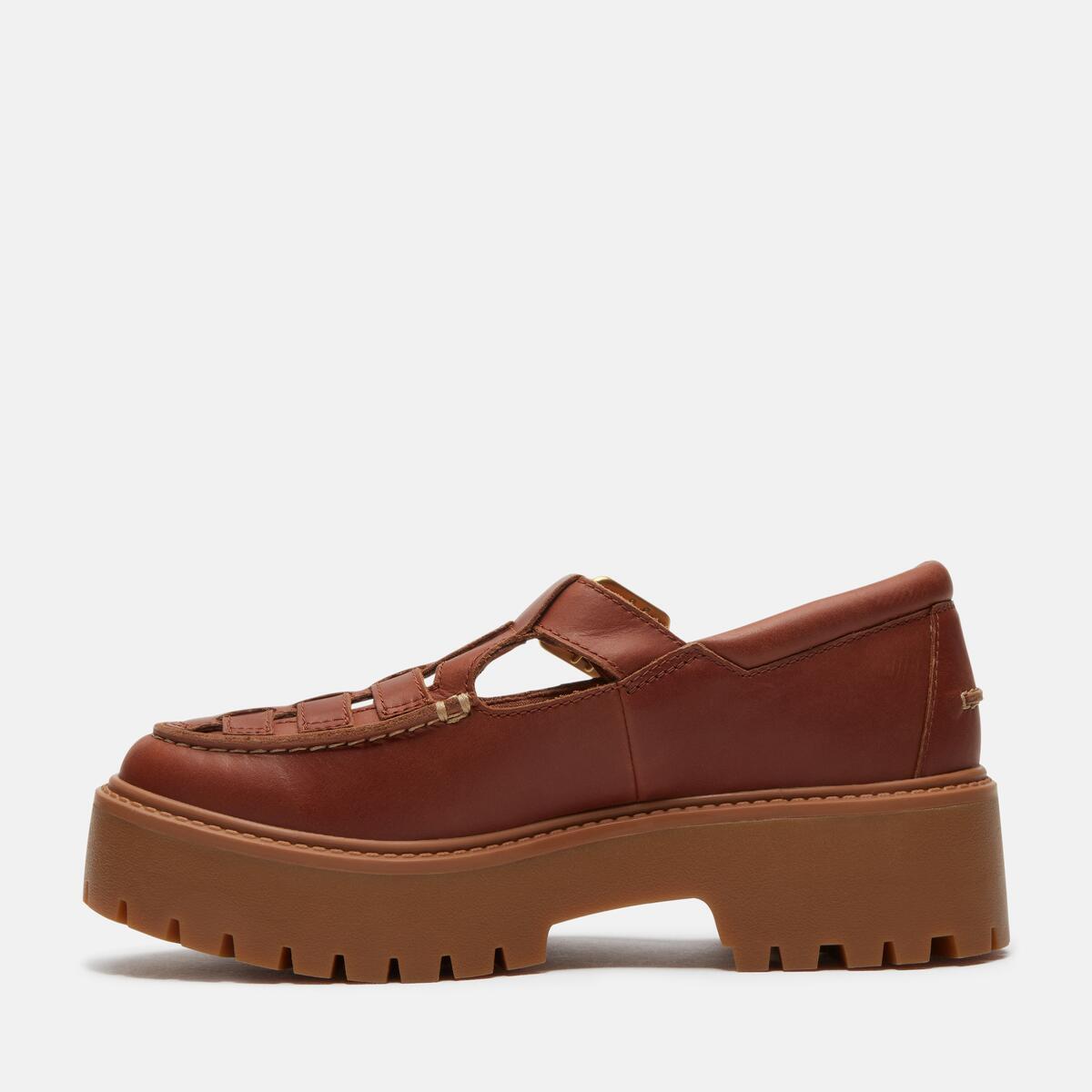 TIMBERLAND Women's Stone Street Buckle Rust Full Grain - Image 7