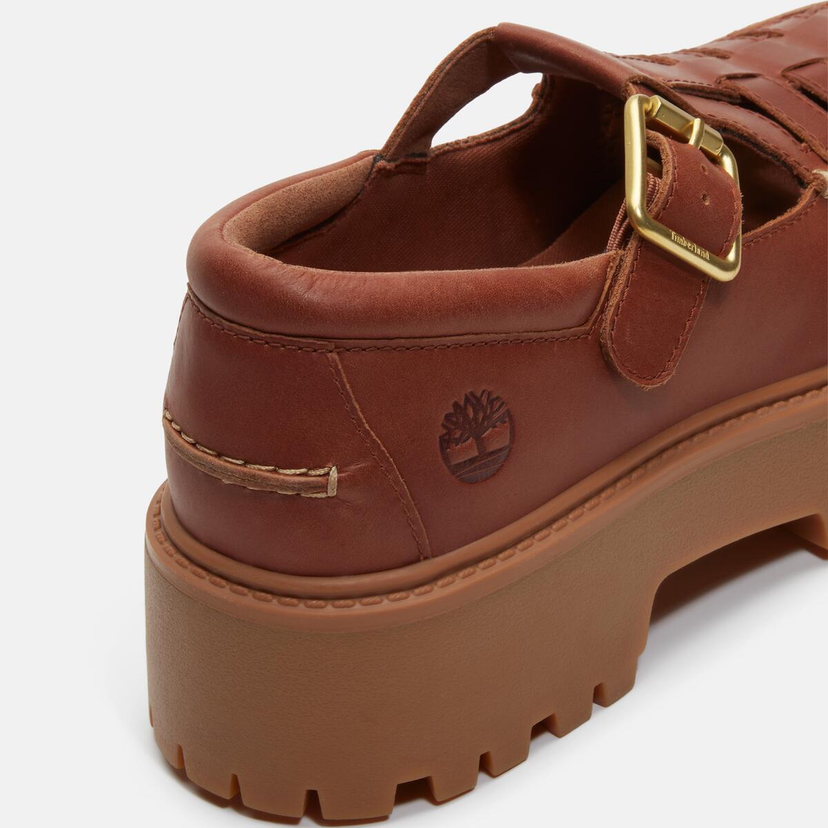 TIMBERLAND Women's Stone Street Buckle Rust Full Grain - Image 8