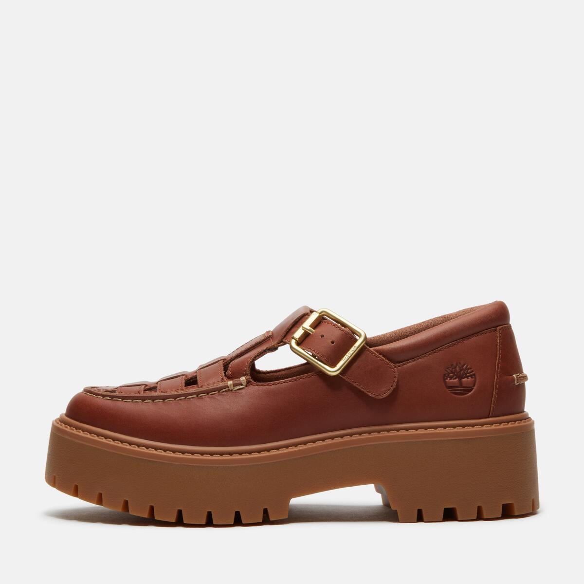 TIMBERLAND Women's Stone Street Buckle Rust Full Grain - Image 10