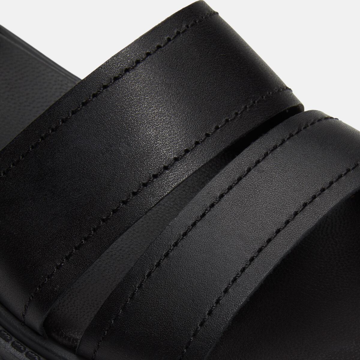 TIMBERLAND Women's Stone Street Sandal Black Full Grain - Image 7