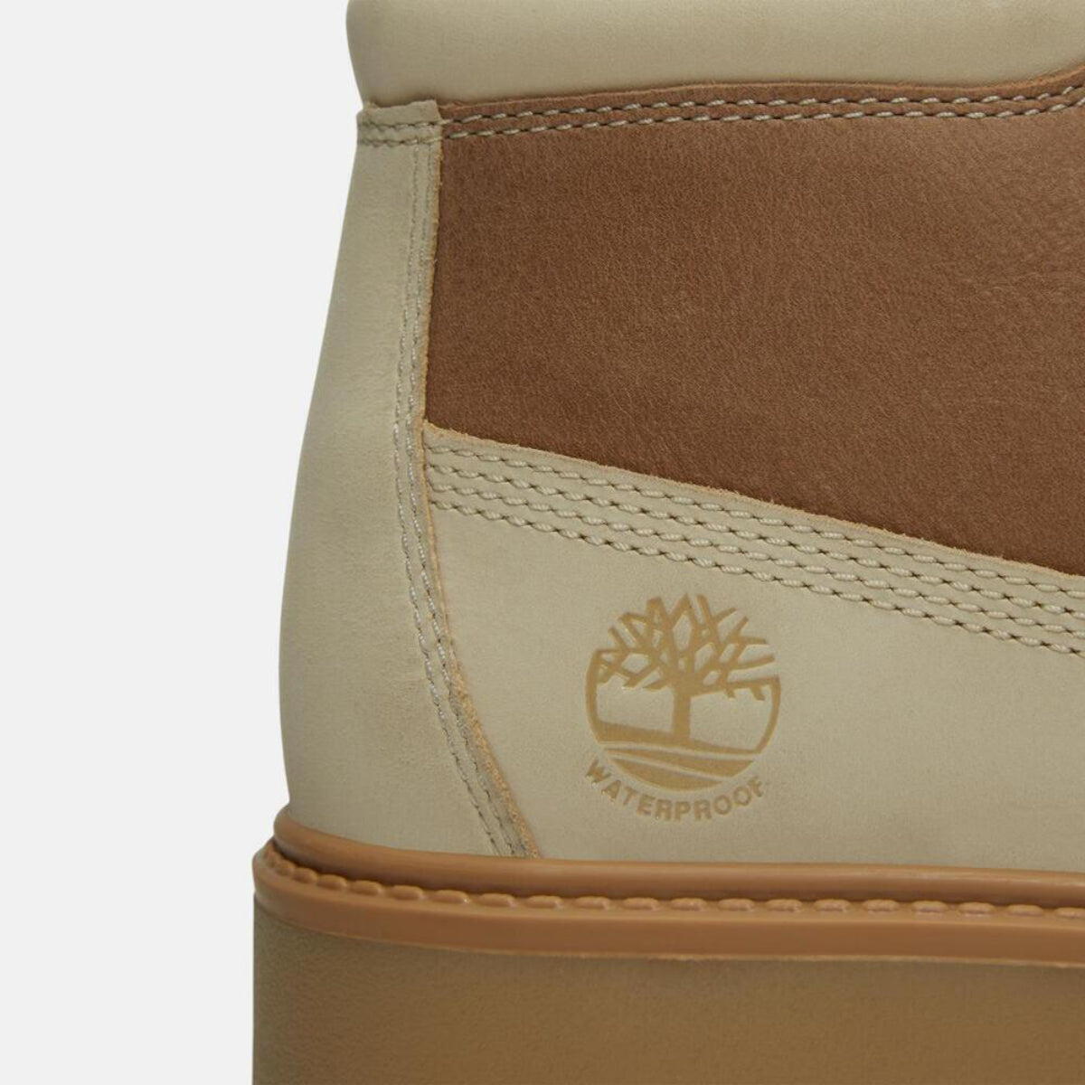 TIMBERLAND Women's Stone Street Waterproof Mid Light Beige Nubuck - Image 6