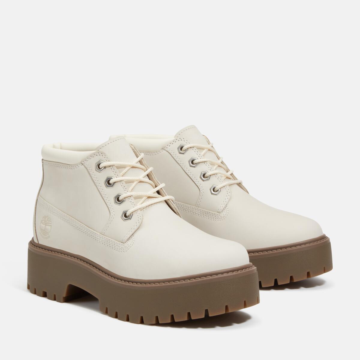 Buy Women's Stone Street Waterproof Mid in Natural Nubuck