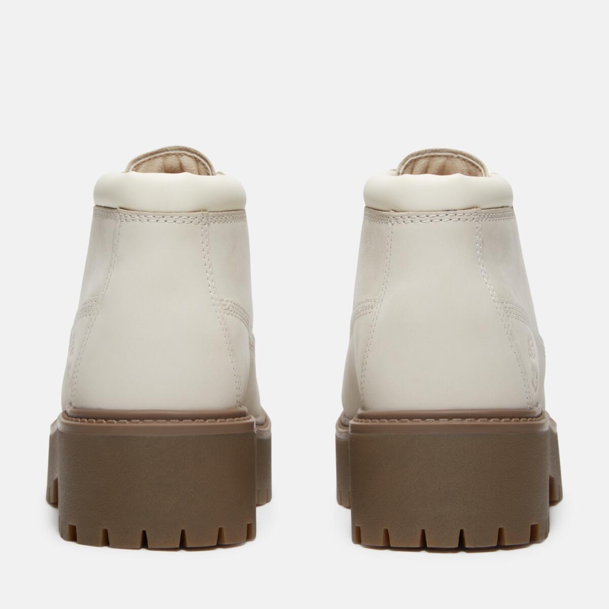 Timberland Stone Street 8 W/L ホワイトヌバック Timberland Women's Stone Street Mid Waterproof Boot White