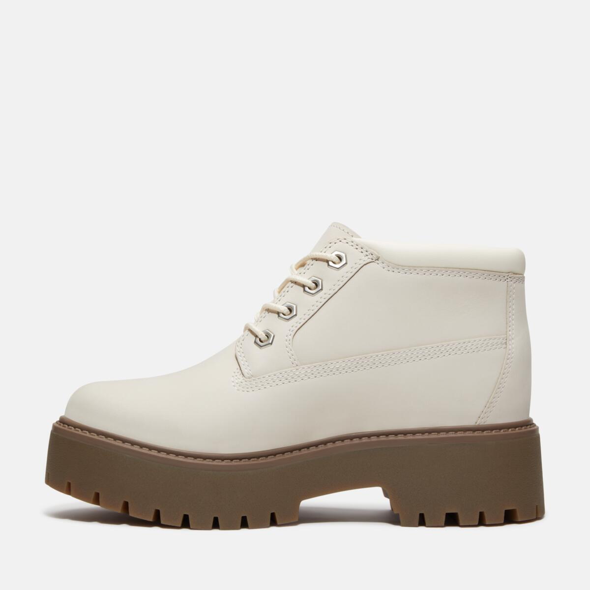Buy Women's Stone Street Waterproof Mid in Natural Nubuck