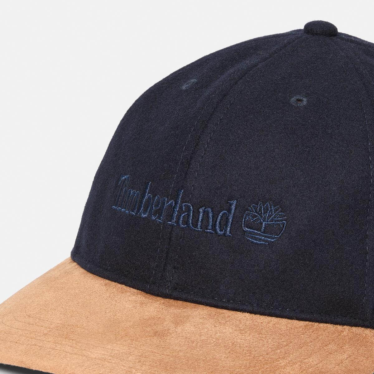 TIMBERLAND Wool Baseball Cap Peacoat - Image 3