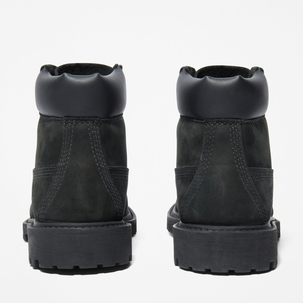 TIMBERLAND Youths 6-Inch Premium Waterproof Boot Black Nubuck - Image 6