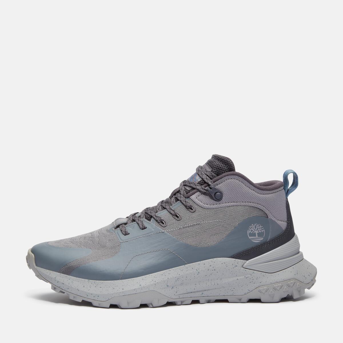 TIMBERLAND Men's Motion Access Mid Light Grey Jacquard - Image 8