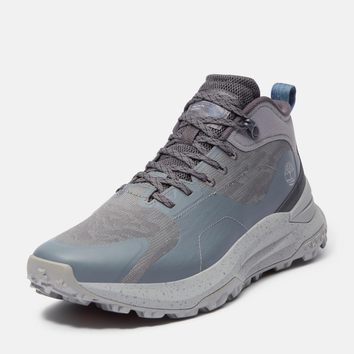 TIMBERLAND Men's Motion Access Mid Light Grey Jacquard - Image 9