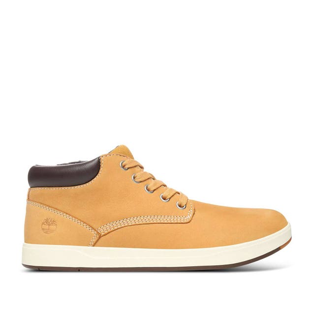 Youths Davis Square Leather Chukka Boots