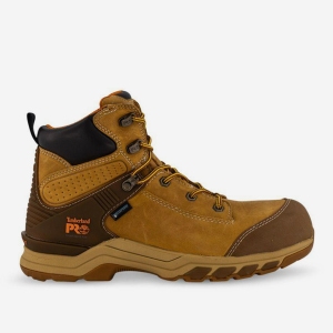 Timberland Men's PRO Hypercharge 6-Inch Composite Toe Waterproof Work Boot Wheat