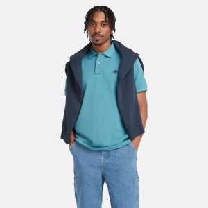 Timberland Men's Millers River Pique Polo Storm Blue